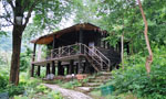 wood cottage in tyda